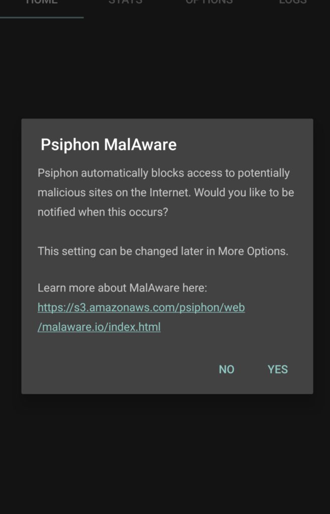 Psiphon Pro Android インストール 2