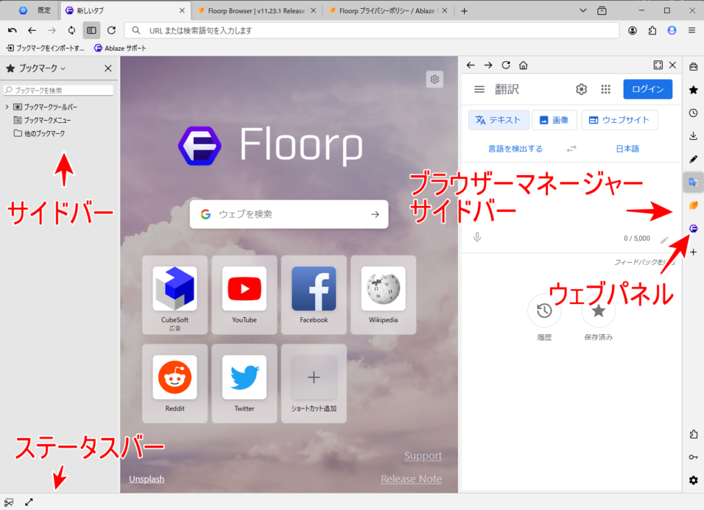 Floorpのバー名称 2