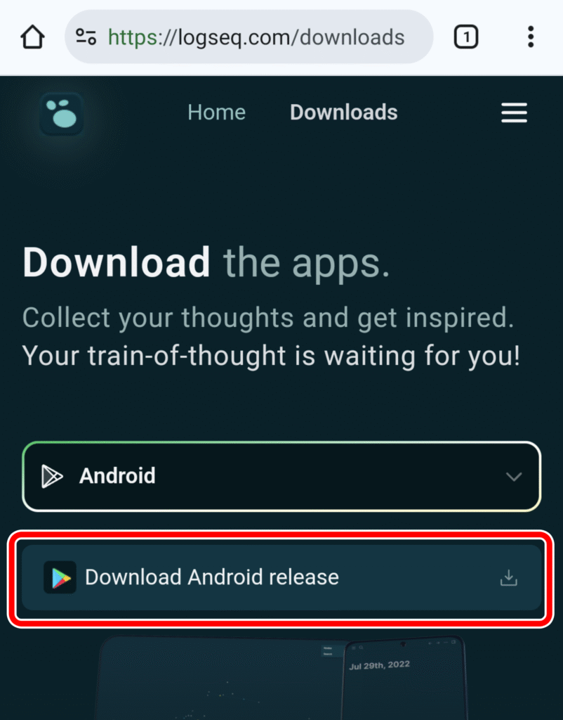Logseq Android 01