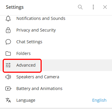 テレグラム データエクスポート 3